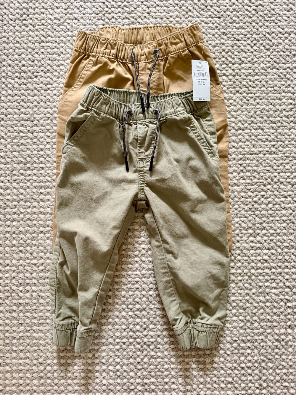 Gap Everyday Toddler Pull-On Slim Joggers | 2-Pack | Size 12–18 Months